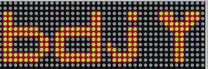 ps怎么制作led灯文字滚动的动画效果?