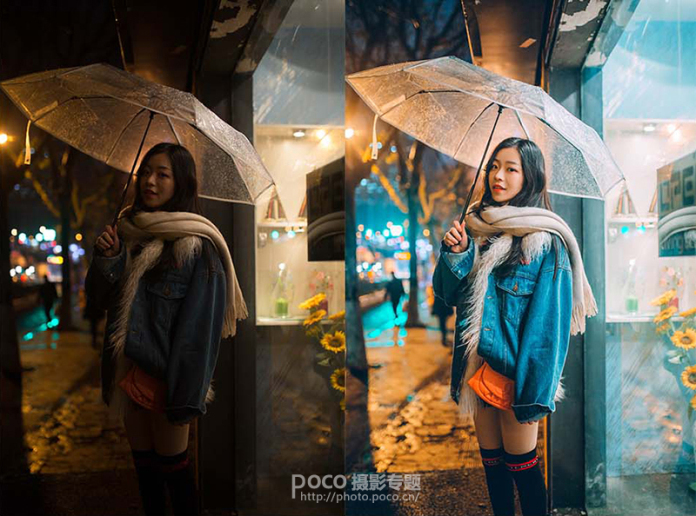 Photoshop给夜景曝光不足的人像照片调亮,PS教程,图片处理,68ps联盟