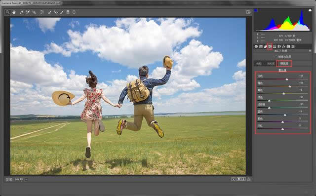 ps滤镜Camera Raw照片调色教程