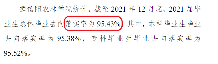 信阳农林学院就业率及就业前景怎么样,好就业吗?