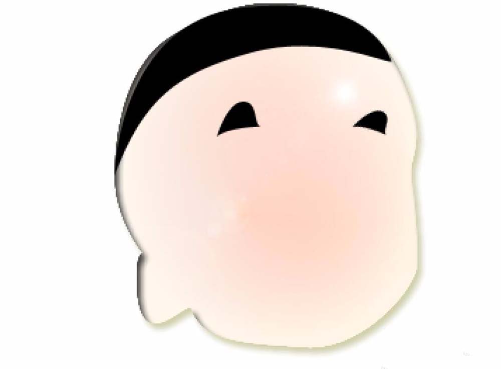 PS怎么绘制大头儿子的头像? 