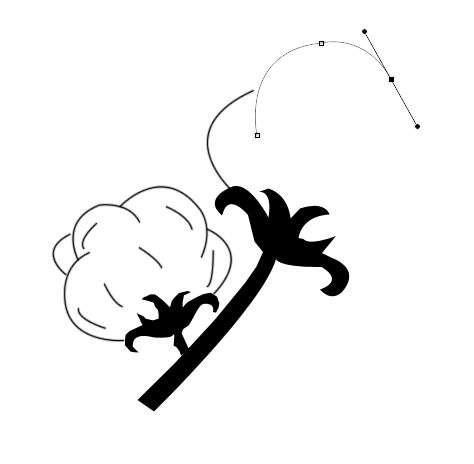 ps怎么画棉花? ps手绘棉花矢量图的技巧
