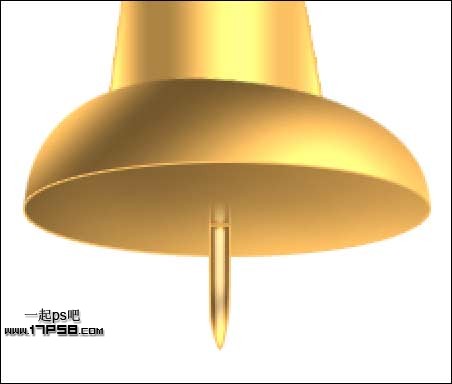 金色大头钉Logo