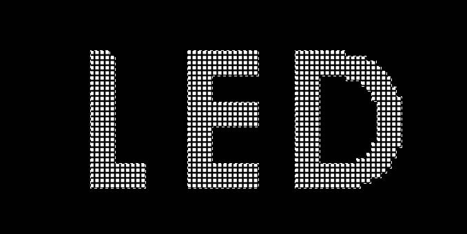 LED文字怎么做? ps设计led灯风格字体的技巧