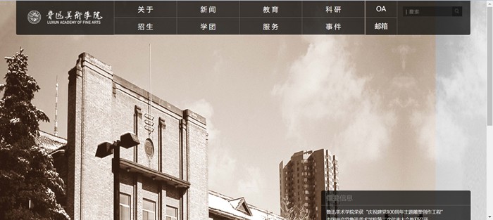 鲁迅美术学院官网网址(https://www.lumei.edu.cn/)