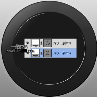 高光质感 按钮 蒙版 描边 ps教程
