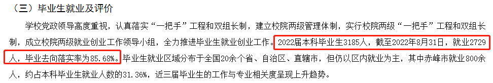 赤峰学院就业率及就业前景怎么样,好就业吗?