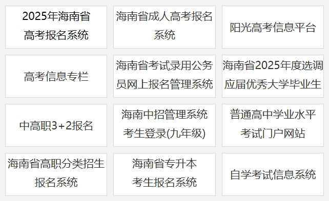 2025海南省考试局高考成绩查询入口(ea.hainan.gov.cn)