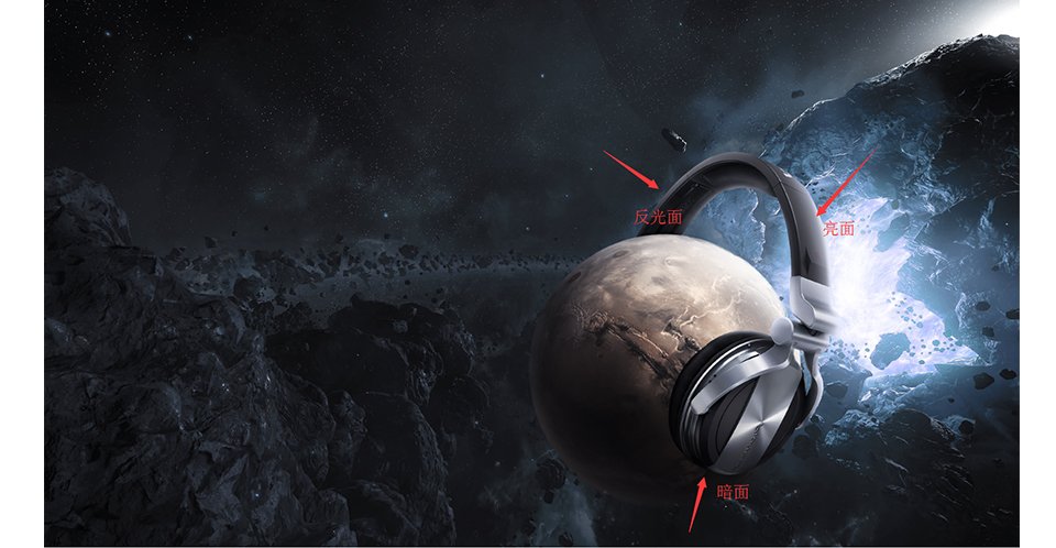 PS教程 合成创意太空宇航员与星球相遇的场景图片
