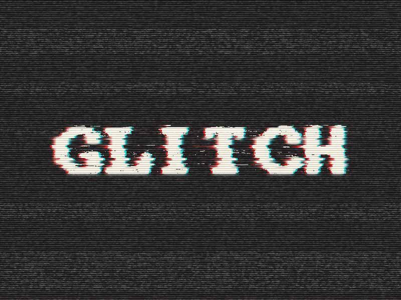如何制作出故障效果的文字 PS创建一个简单的故障艺术效果