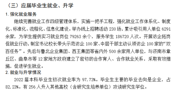 齐鲁理工学院就业率及就业前景怎么样,好就业吗?
