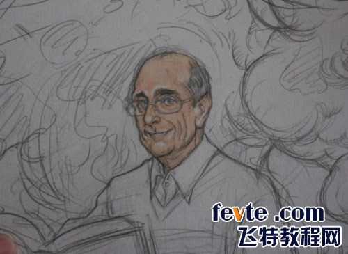 手绘插画过程 115PPT painter教程