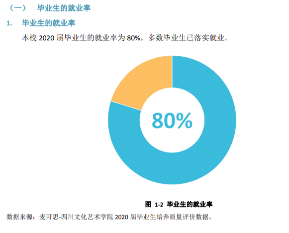 四川文化艺术学院就业率及就业前景怎么样,好就业吗?