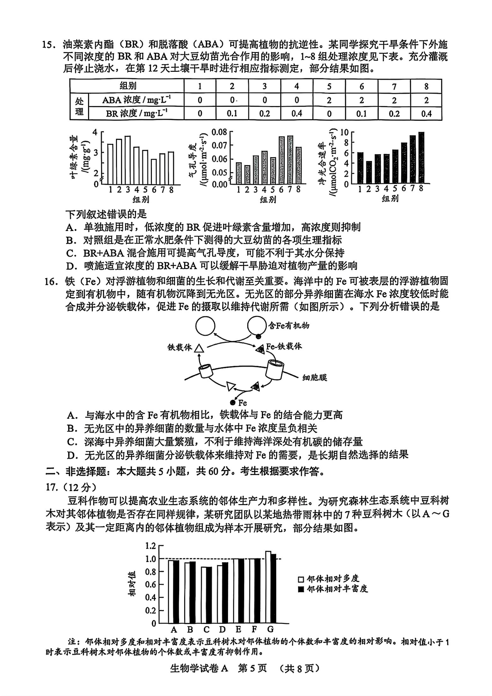2025广州一模高三综合测试（一）各科试题及答案汇总
