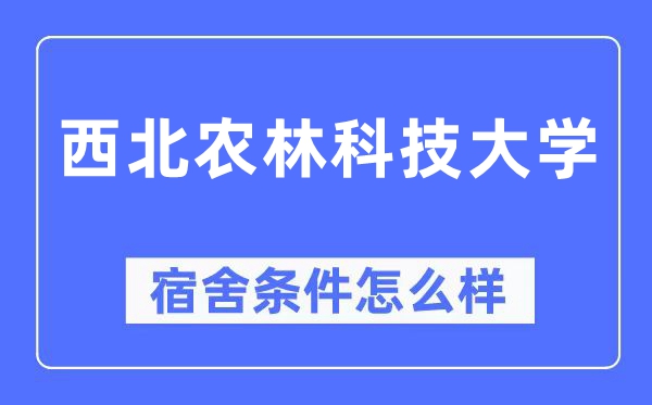 西北农林科技大学宿舍条件怎么样,有空调和独立卫生间吗?(附宿舍图片)
