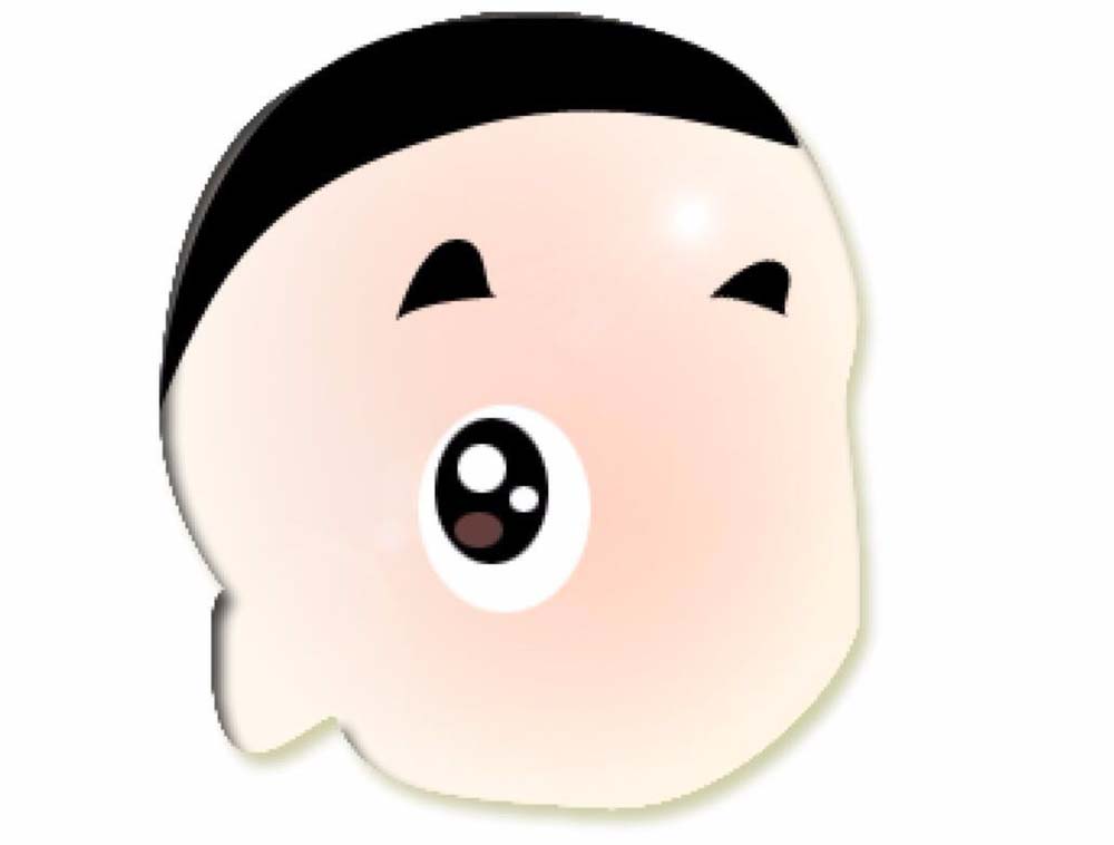 PS怎么绘制大头儿子的头像? 
