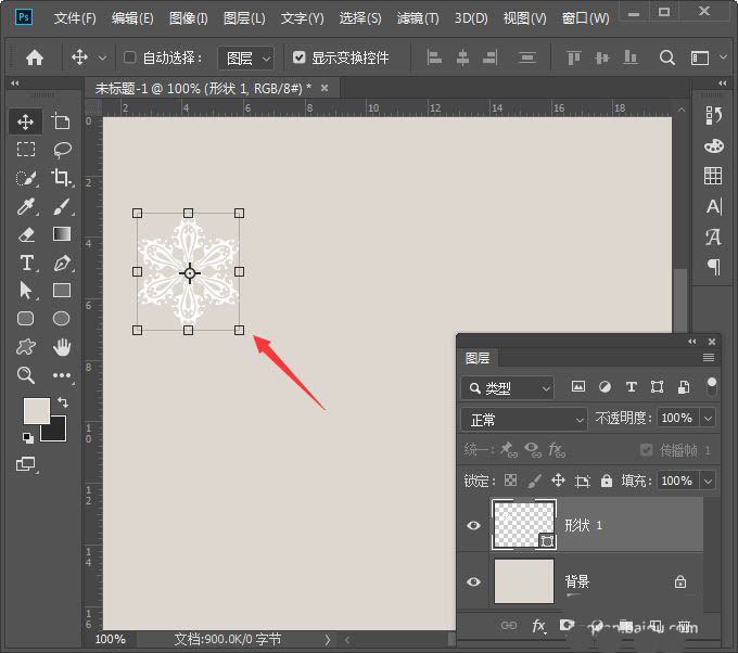 ps怎么做漂亮花纹背景矢量图? 花纹背景素材ps制作过程