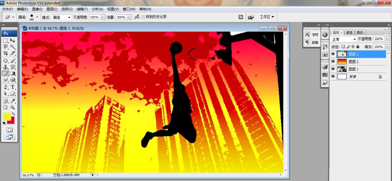 PS怎么设计篮球宣传海报? ps篮球海报制作教程