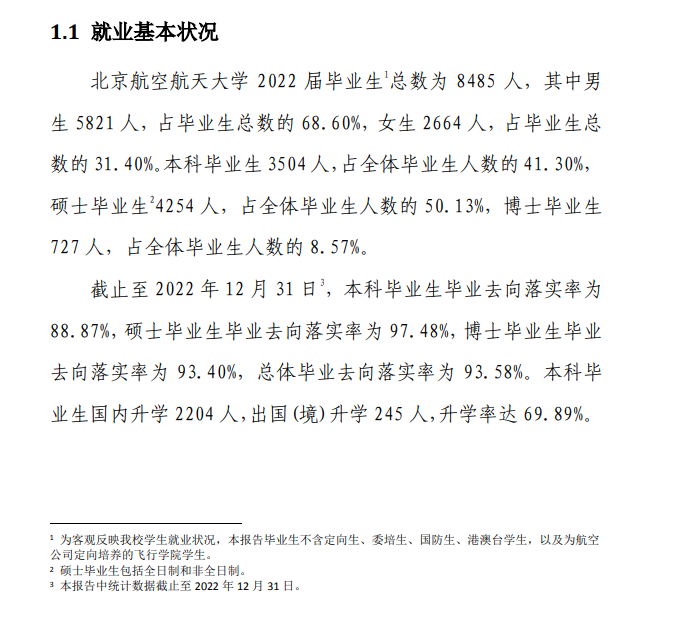 北京航空航天大学就业率及就业前景怎么样,好就业吗?