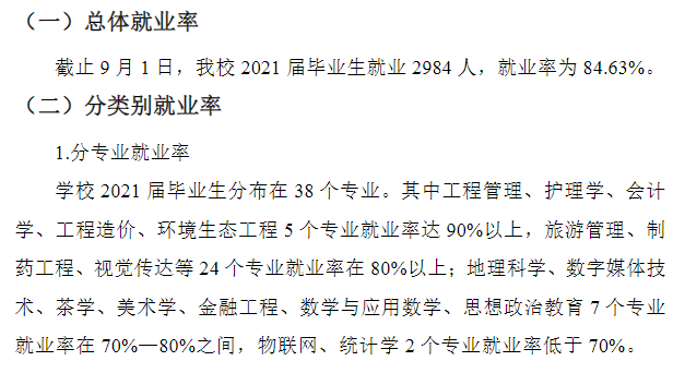 安康学院就业率及就业前景怎么样,好就业吗?
