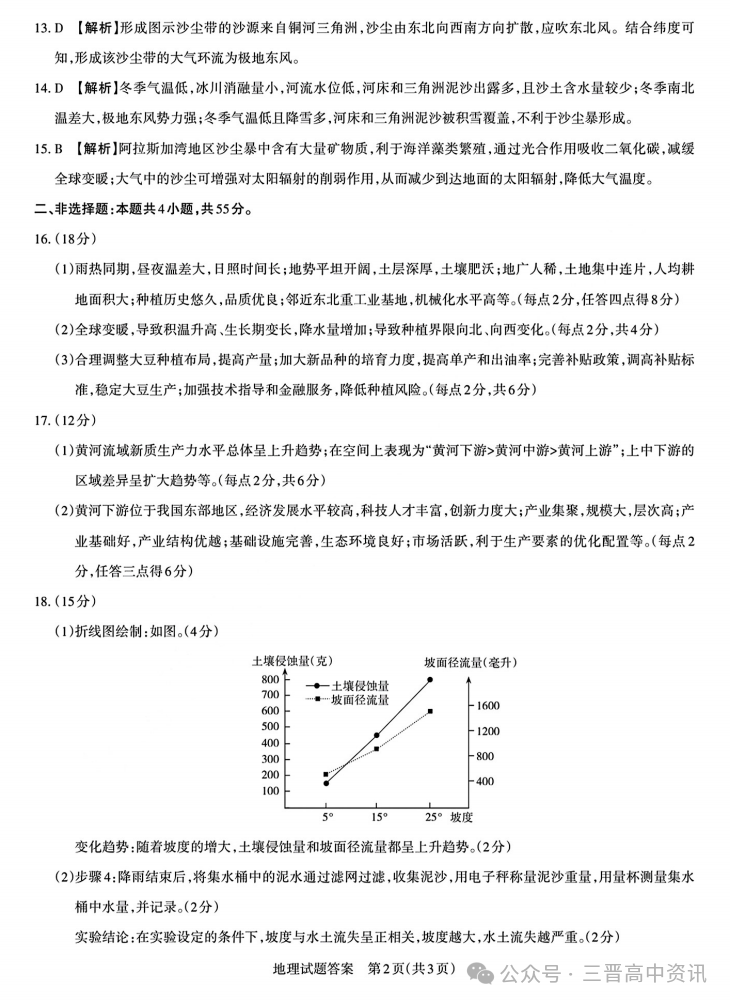 2025山西省高三一模考试真题及答案解析（语数英+选考科目）