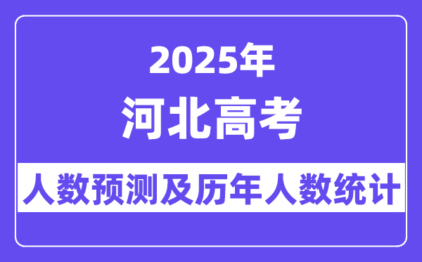 2025年河北高考人数预估多少(统考人数预计突破70万人)