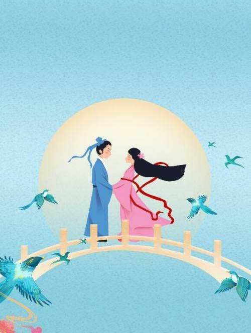 ps怎么设计浪漫的七夕海报? 七夕手机屏保壁纸的设计技巧