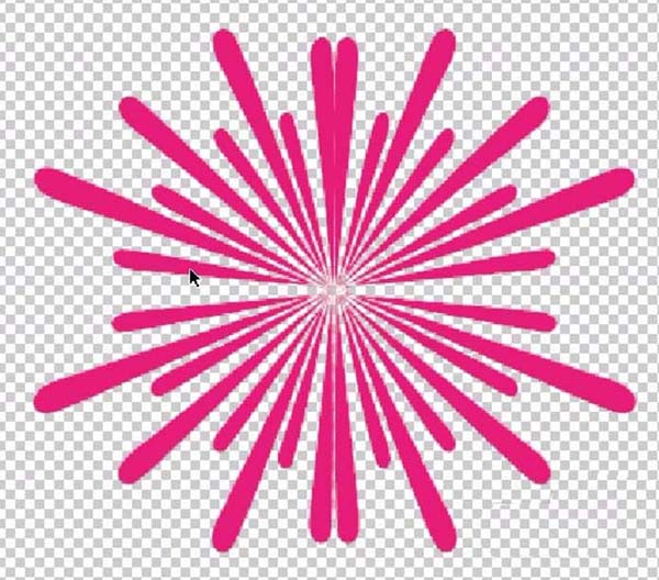 ps怎么手绘烟花? ps画卡通烟花效果的教程