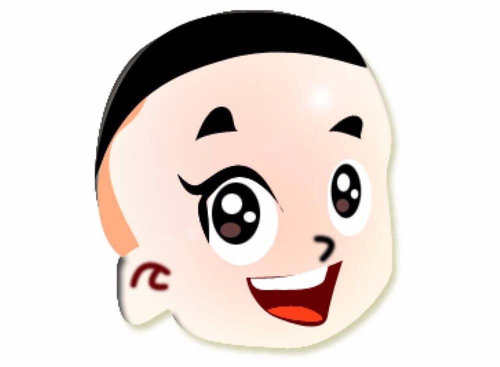PS怎么绘制大头儿子的头像? 