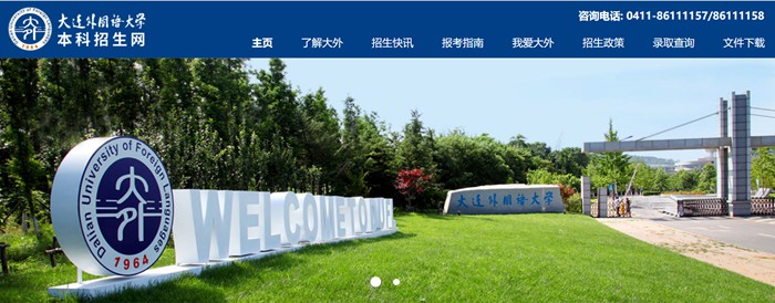 大连外国语大学本科招生网入口(https://zsb.dlufl.edu.cn/)