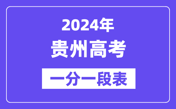 2024贵州高考一分一段表(物理类),位次排名查询