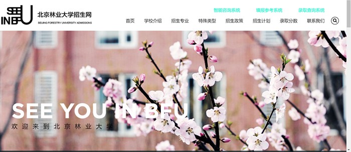 北京林业大学招生网入口(http://zsb.bjfu.edu.cn/)
