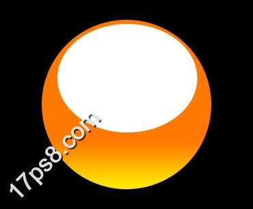 高光橘色RSS按钮 一起ps吧ps教程