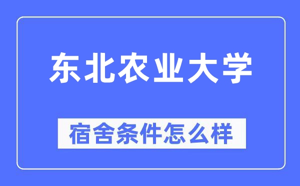 东北农业大学宿舍条件怎么样,有空调和独立卫生间吗?(附宿舍图片)