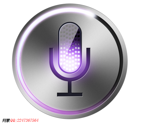 PS鼠绘iPhone 4s语音助理Siri图标 三联