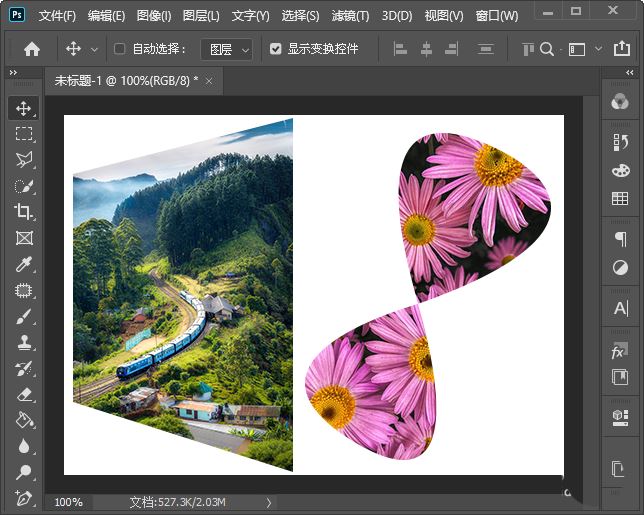 ps怎么改变图框的形状? ps随意调整图片边框形状的技巧
